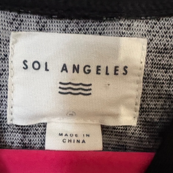 Sol Angeles Kids Black and Gray Soft Checkered Cardigan - Picture 2 of 6